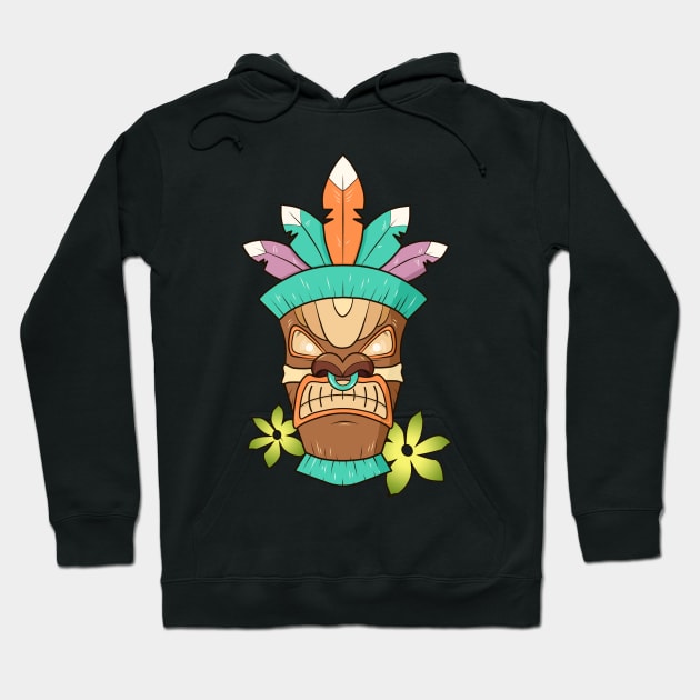 Polynesian Tiky Hoodie by JosanDSGN